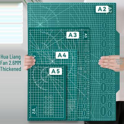 Tapete de Corte Doble Cara A2/A3/A4 para Protección de Escritorio y Manualidades - Ideal para Tallado, Estampado con Goma de Borrar y Corte de Papel.