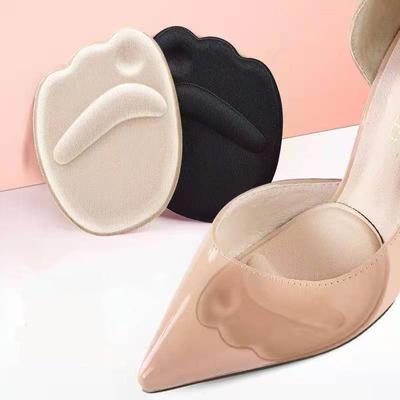 2D Sole High Heel Foot Cushions Forefoot Anti-Slip Insole Breathable Shoes Women Protection Foot Pad Soft Insert Foot Care