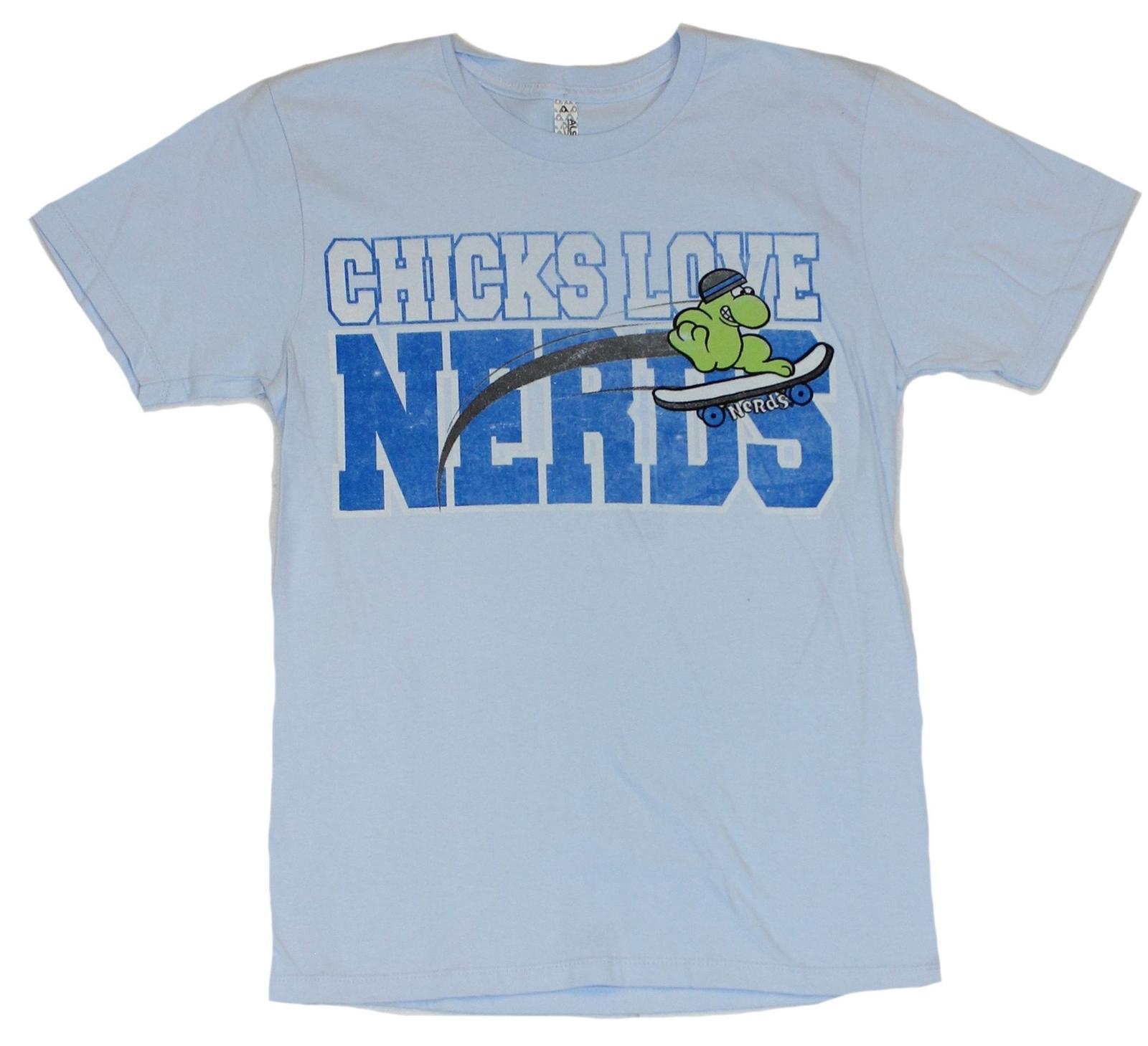 Nerds (Classic Candy) Mens T Shirt - Chicks Love Nerds [Apparel] L