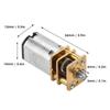 Gear Motor N20   Metal Motor with Copper Gearing for   Robot  3-6V Stable Performance Easy To Install