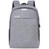 Bags Ls632 Men's Usb Charging Casual Backpack Business Multi Functional Anti Theft Bag Gray