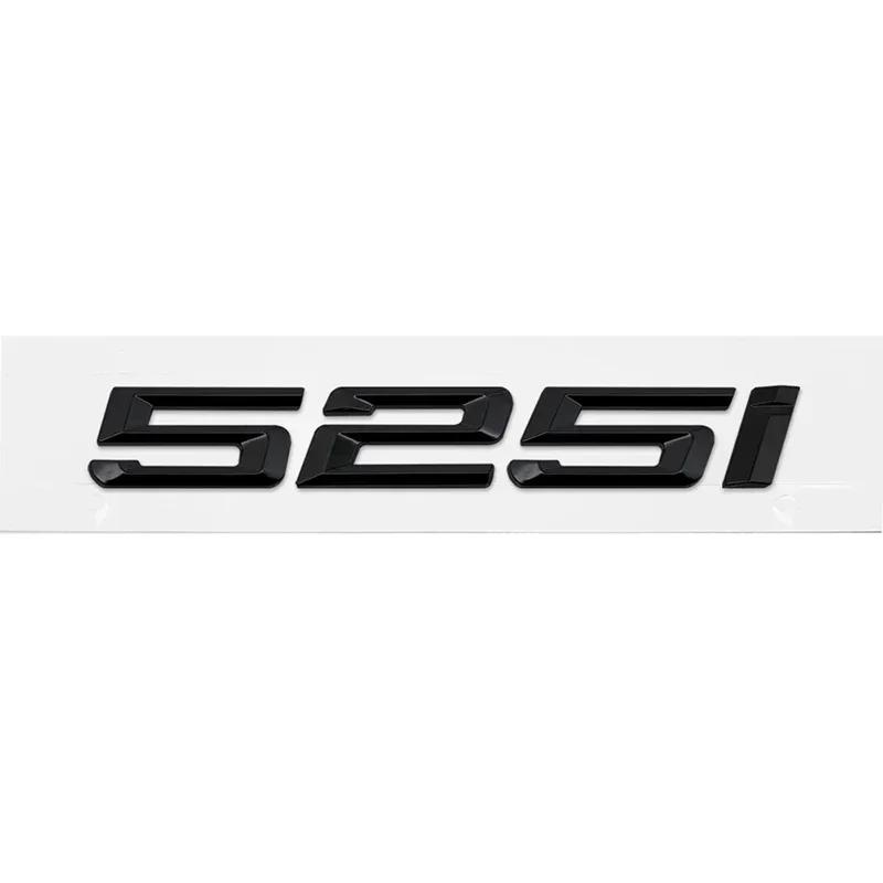ABS Car Rear Trunk Letters Logo Badge Emblem Sticker For BMW 5 Series 520i 525i 528i 530i 535i 540i 523i E39 E60 E61 F10 F11 G30