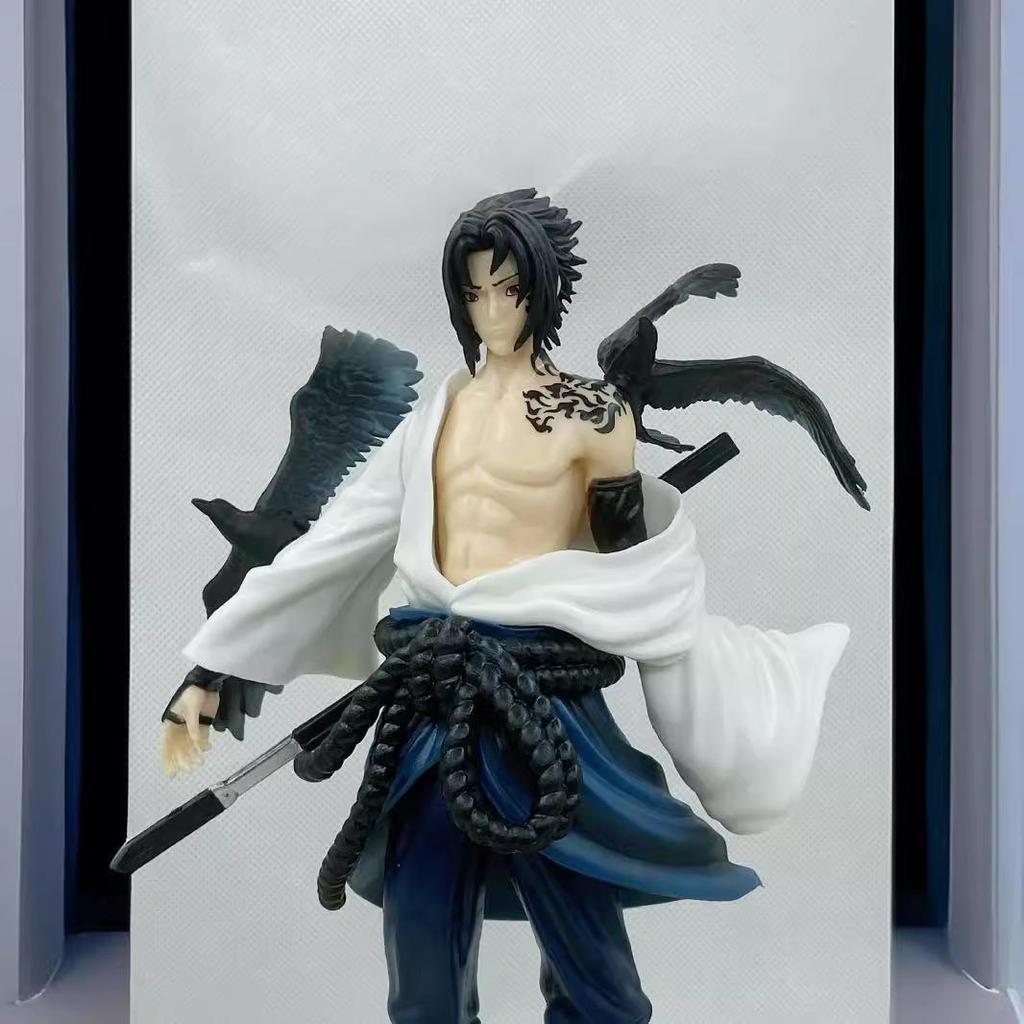 Naruto Series Cursed Mark Sasuke Uchiha Anime Figure Model