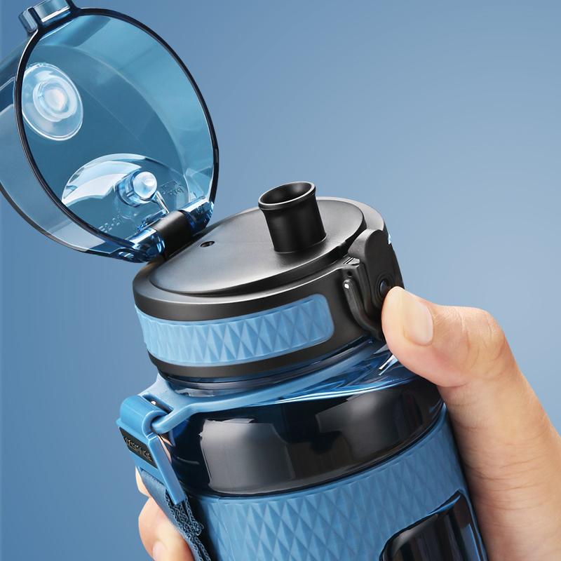 Bottiglia Sportiva In Acciaio Inossidabile 1000ml - Borraccia A Bocca Larga Per Palestra, Trekking E Viaggi, A Prova Di Perdite