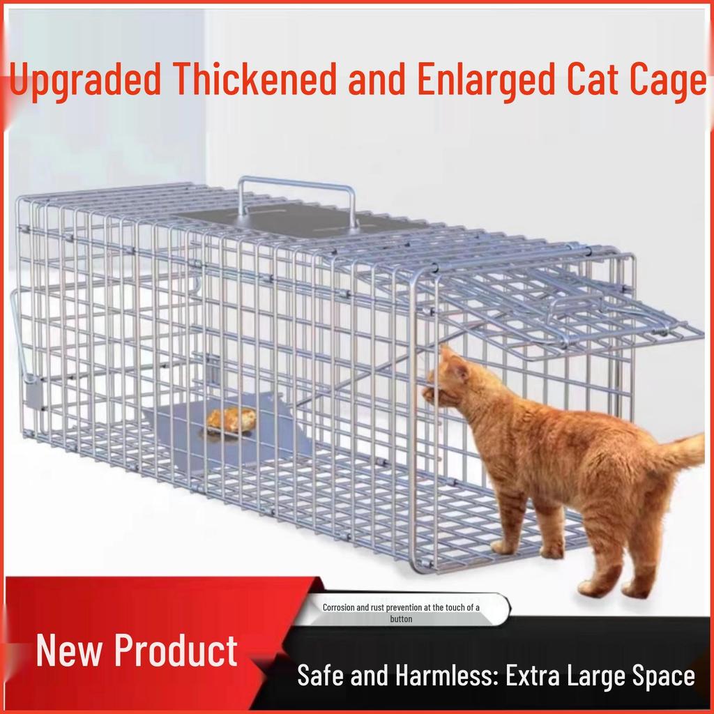 Humaner automatischer Katzenfangkäfig - Werkzeug zur Rettung und zum Fang von Streunerkatzen