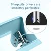 2-Hole Paper Puncher Plastic Punching Machine Portable Paper Punch Manual Puncher Office School Supplies for Student
