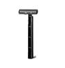 Shivstor 1 PCS Manual ShavingRazor Disposable Twin BladeRazor for Men Stainless SteelRazor Black Long Handle Daily ShavingRazor Individually Wrappe