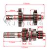 1+1 Reverse Gears Main Countershaft Transmission Gear Box Counter Shaft Fit For ATV Pit Dirt Bike Motorcross Horizontal Engine