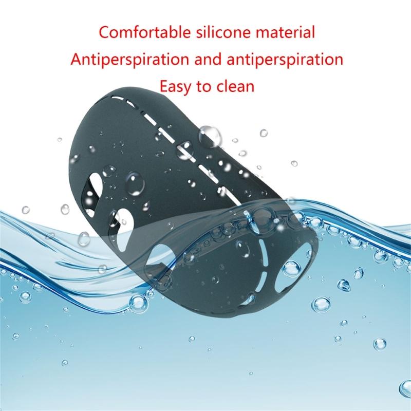 Kratzfeste VR-Schutzhülle Silikonhülle Abdeckung für Meta Quest 3 VR-Headset Maske Linse Schale Kappe Zubehör