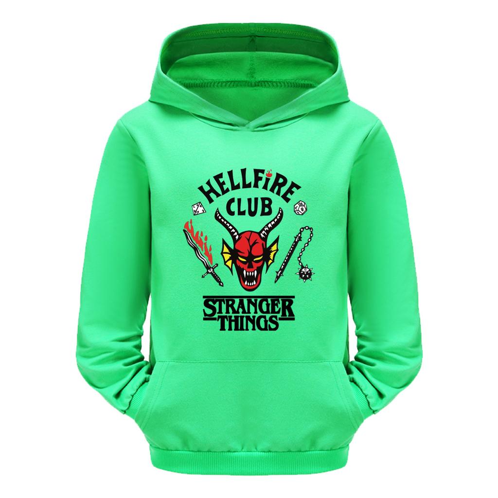 Stranger Things, Tasche Kapuzenpullover, Kinder Kapuzenpullover Lässiges Set