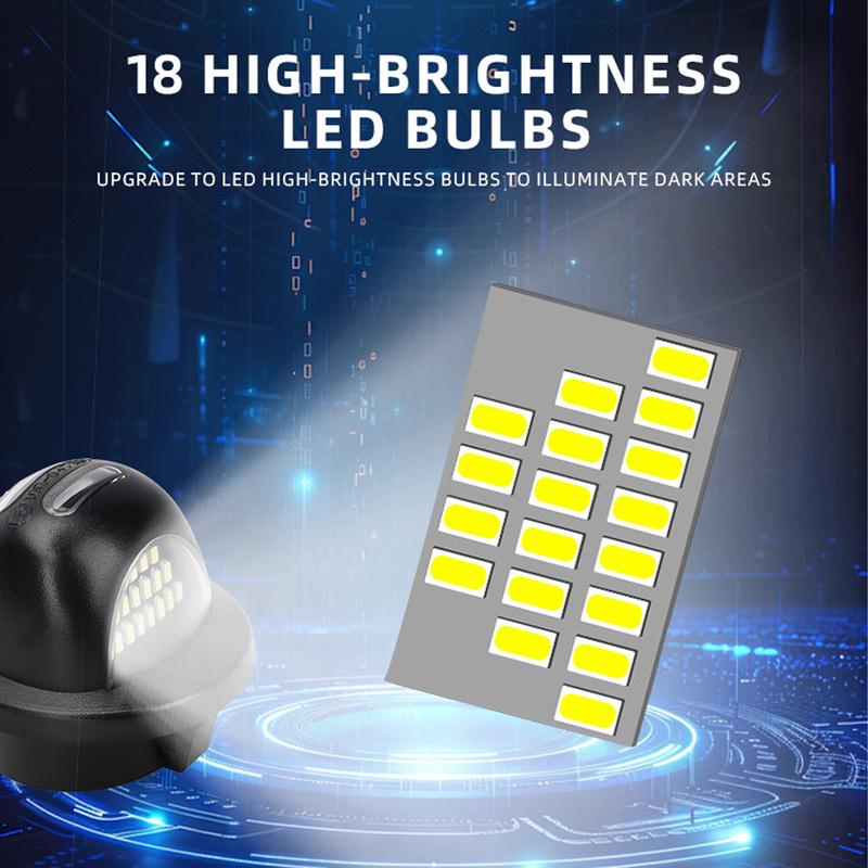 Tag Light License Plate Light For Ford Trucks Automotive License Plate Lamp Direct Replacement Easy tallation