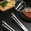 304 Stainless Steel Long Handle Barbecue Food Clip Durable Non-Slip Food Tongs Grill Tongs Cooking Tools Kitchen BBQ Accessories