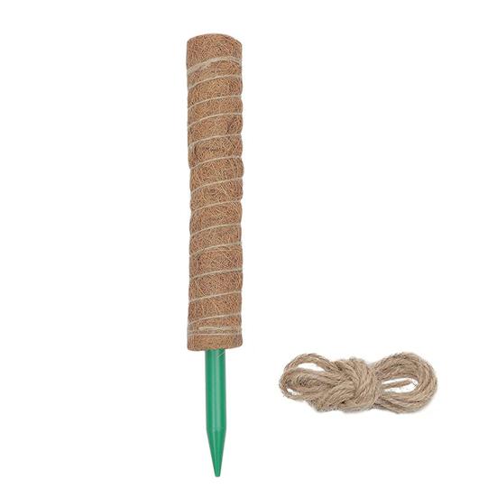 

Экологичный кол для выращивания растений ручной работы из кокосового волокна, практичный влажный кол для восхождения растений для сада 50cm