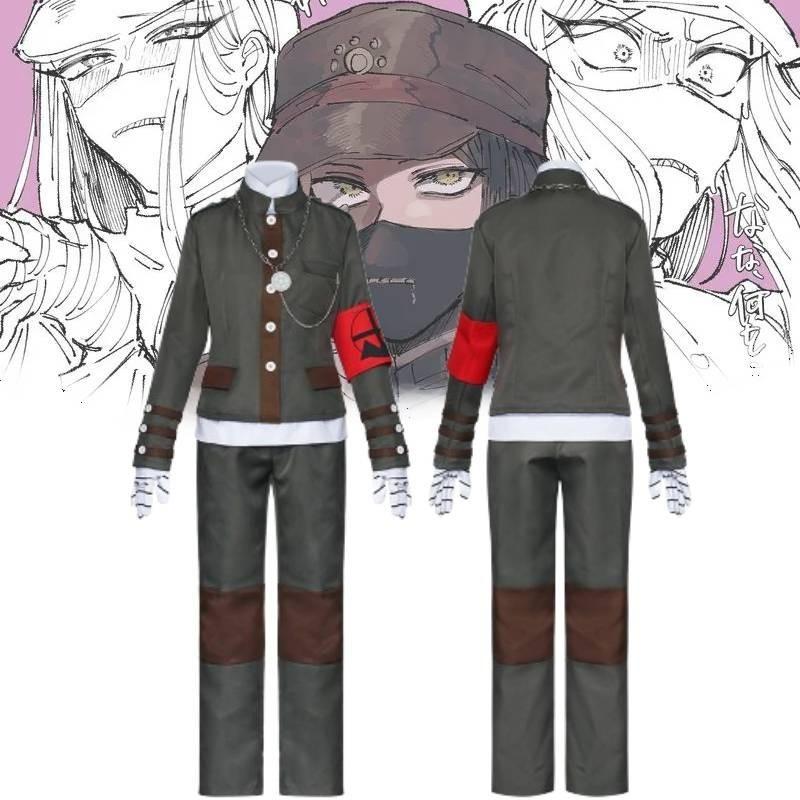 New Danganronpa Shinguji Cosplay Costume Set Anime Game Uniform