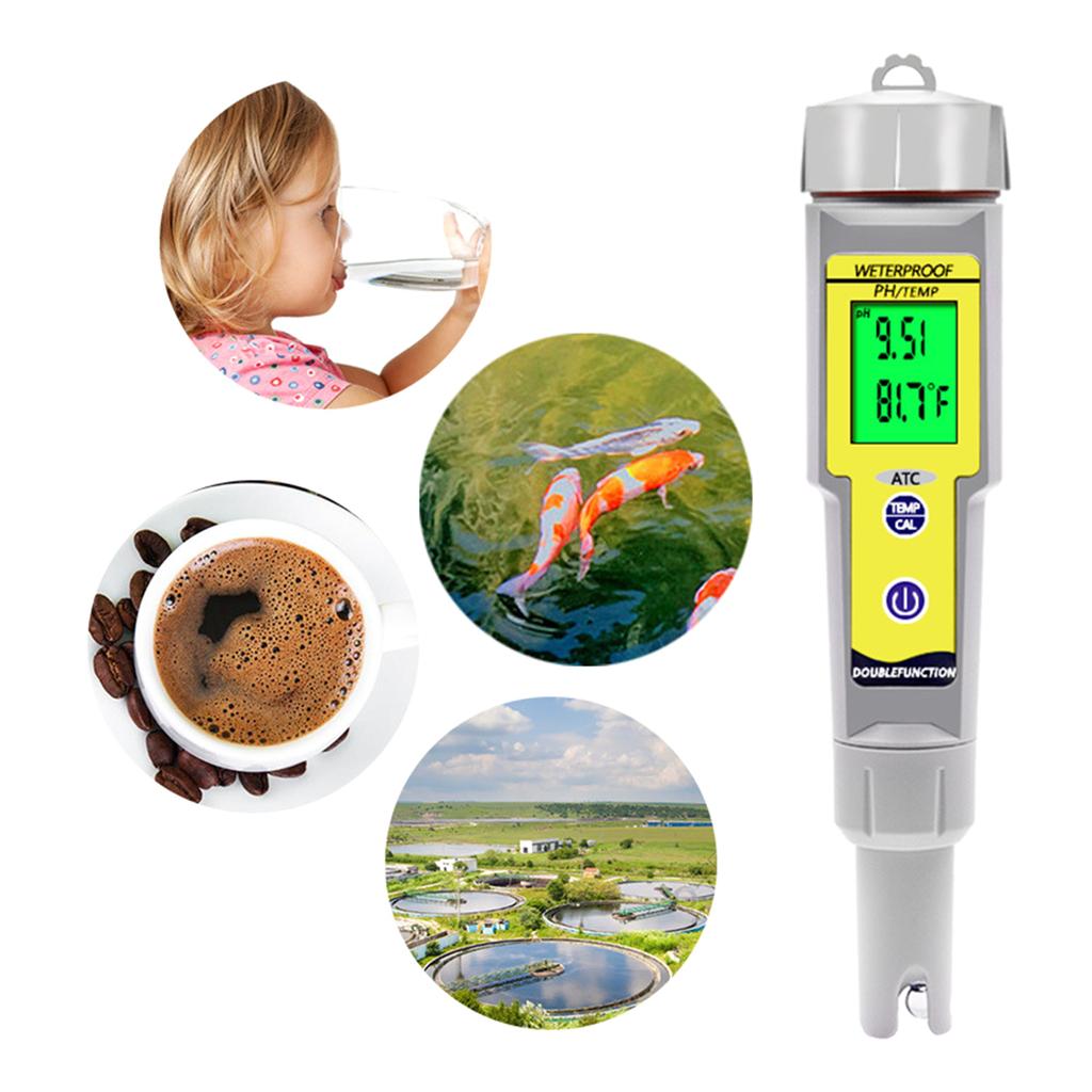 Portable pH Meter Acid Alkali Meter Ph Tester  Accurate Testing for Quality Control Foods Precise Measurements Tool