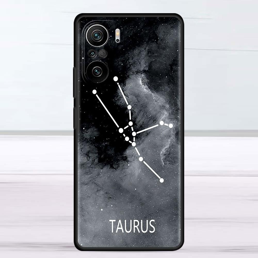 Case For Xiaomi Redmi Note 11 9S 10 9 8 7 9A 9C 9i K40 8T 10C 9T K50 Silicone Phone Shell Twelve Constellations