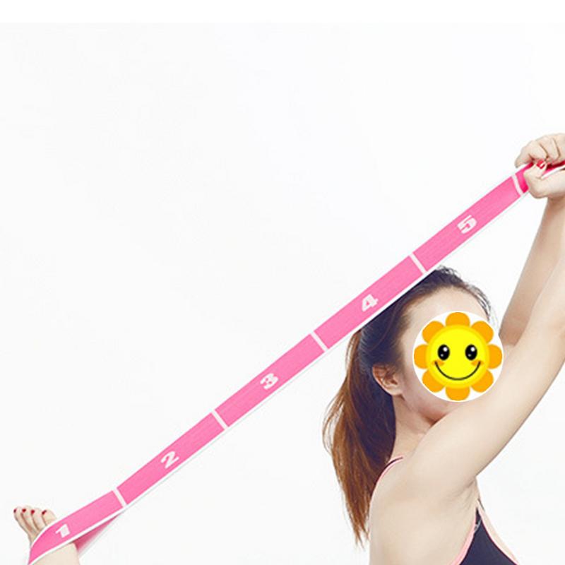 Pásek na jógu stahovací pás Polyester Latex Elastická protahovací guma pro latinské tance Jóga Pilates GYM Fitness Cvičení Gumy