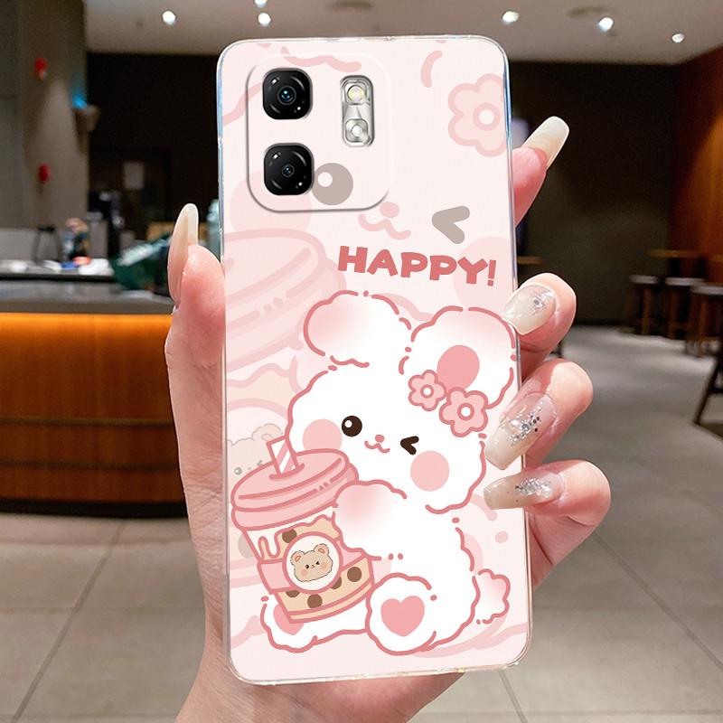 For Infinix Smart 9 X6532 Case Infinix Hot 50i Cover X6531 X6531B Silicone Luxury Dragon Cute Cool Boys Girls Transparent Bumper