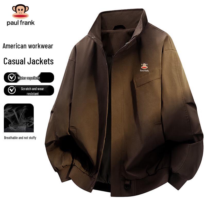 Paul Frank Men s Workwear Stand-Collar Jacket XL