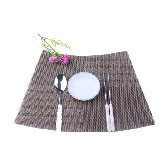 

Подставка для столовых приборов из ПВХ, термостойкая, нескользящая, теплоизоляция, безопасная для посудомоечной машины, веерообразная защита обеденного стола, декоративный коврик, кухонные принадлежности кофейный