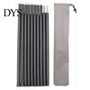 Hiking Tent Pole Kit 1 Set Canopy Support with Storage Bag 10 Sections Heavy Duty Metal Beach Party Poles Outdoor Camping Sunshade Hammock Tarpaulin