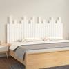 824809 vidaXL Wall-mounted Headboard White 166x3x80 Cm Solid Pine Wood