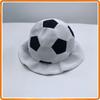 Soccer Party Hats Plush Football Hat Soccer Ball Costume Hat Cheerleading World Football Games Celebration Hat Sports Cap