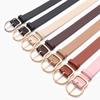 New Korean-style Fashionable Alloy Buckle Women's Belt, Versatile Jeans, Decorative Strap, Smooth and High-end Waist Belt for Women