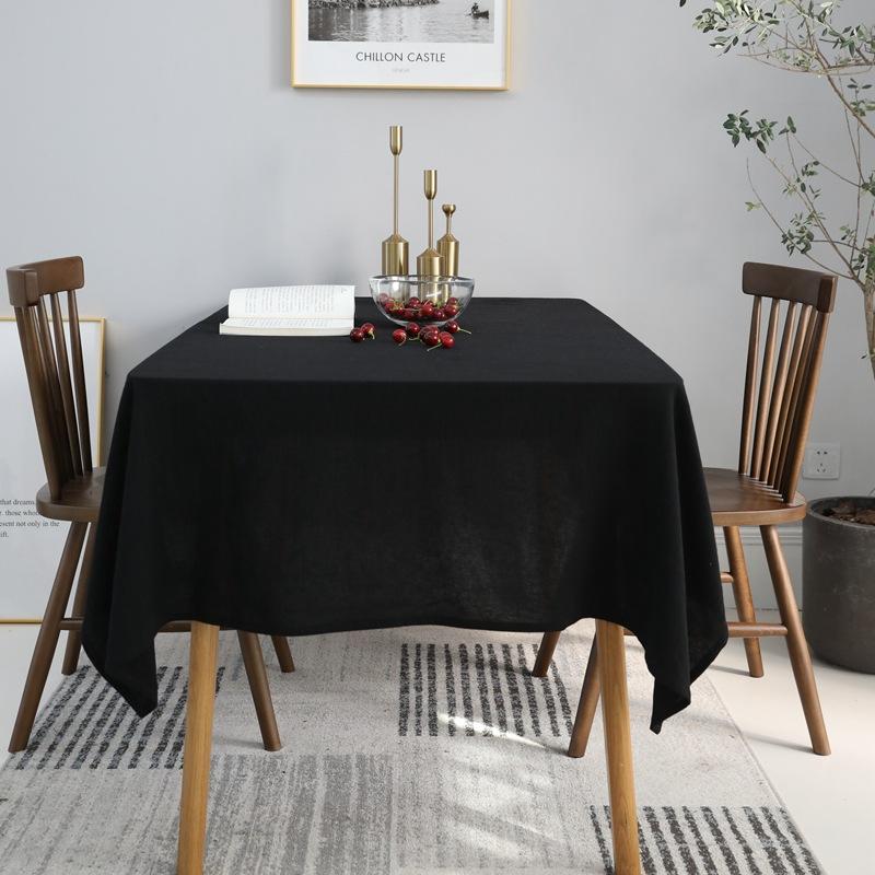 100% Katoen Tafelkleed Voor Verjaardag Bruiloft Kerstfeest Restaurant Festival Banket Decoratief Tafelkleed 90x90cm