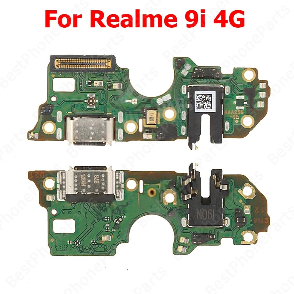 Charging Port For Realme 11 5G 10 4G 9i 9 Pro Plus Pro+ Charge Board Usb Connector PCB Dock Plate Socket Mobile Phone Parts