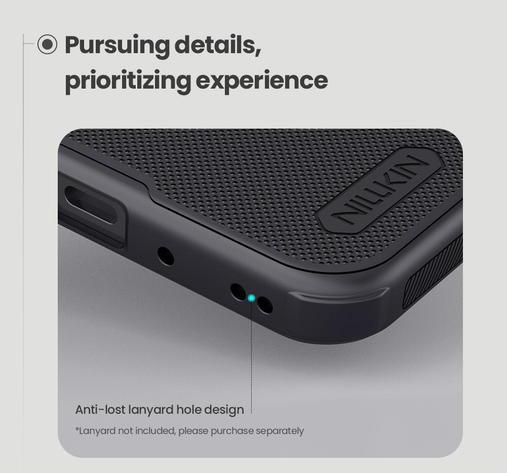 Für Samsung Galaxy A17 Handyhülle Nillkin Super Frosted Shield Pro Hart PC+TPU Schale Stoßfeste Rückseite