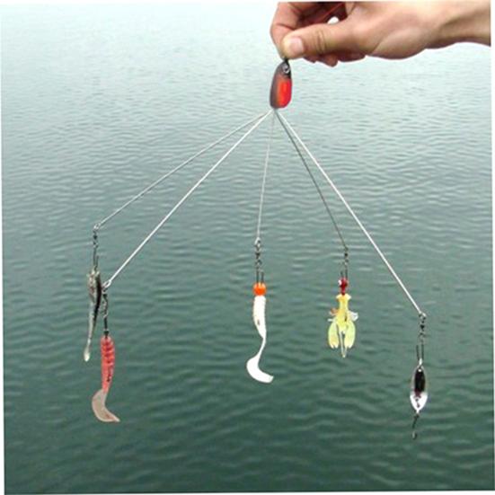 Multifunktionale Outdoor-Camping-Fischköder-Ausrüstung, Angelgerät-Kombination