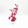 Artificial Plum Elegant Blossom Potted Plant Bonsai Wedding And Home Prop Decor