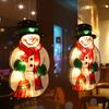 45cm Led Shape Lamp String Christmas Decoration Lamp Kitchen Window Glass Door Stick Sucker Lamp Festival Atmosphere Lamp