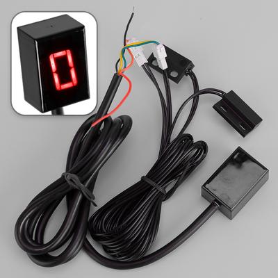 6 Speed Universal Motor Digital Gear Indicator Display Shift Lever Sensor for Motorcycle Bike Scooter ATV