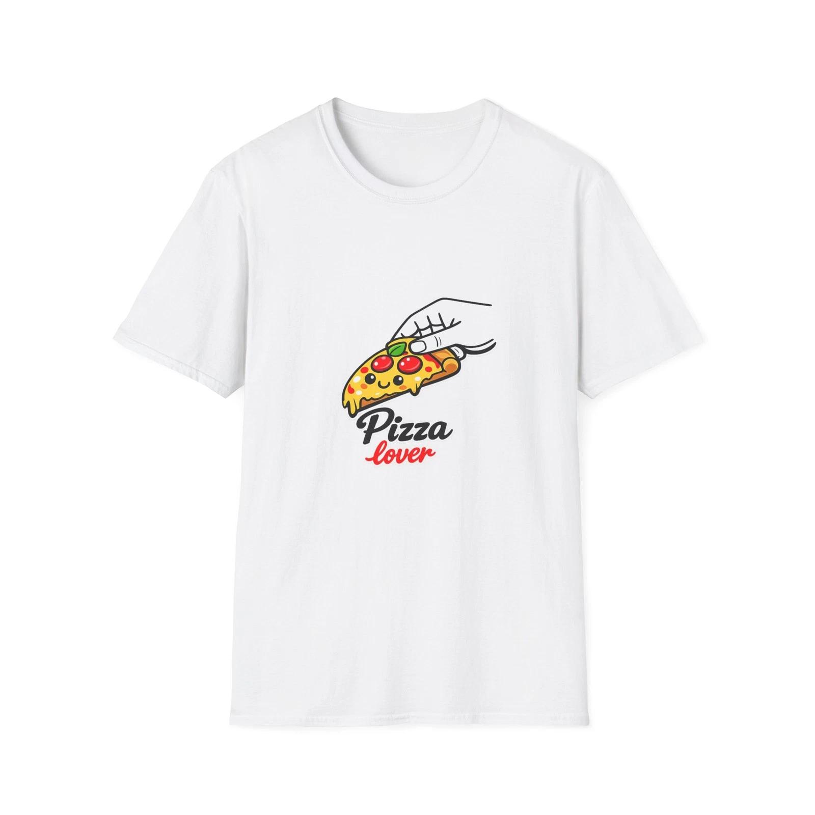 Pizza Lover T-Shirt | Hand Holding a Pizza Slice, Pepperoni Design (Unisex) M