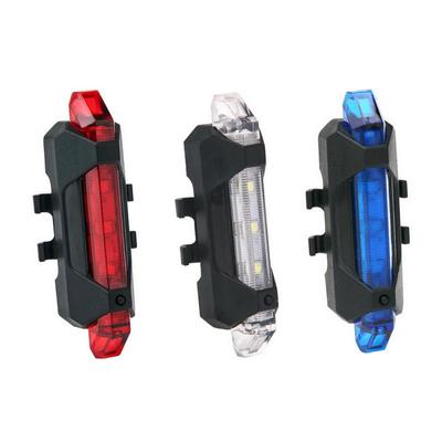 LED Bike Light Waterproof Cycling Safety Warning Rear Light USB Rechargeable Strobe Bicycle Light Mountain Bike Road Bike Lamp