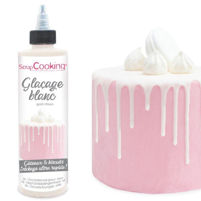 Chocolate-flavored Icing 130 G - White