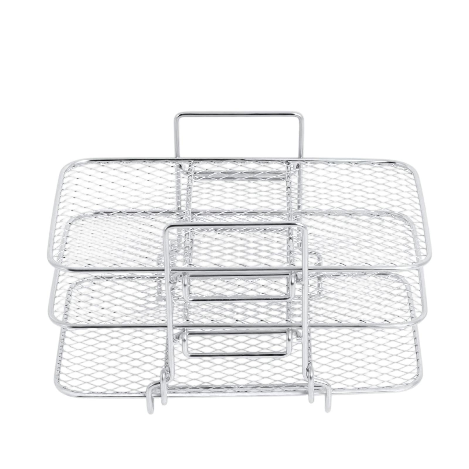 

Сетка для барбекю из нержавеющей стали обычно используется для смазывания и сушки решеток для барбекю, в комплекте три штуки, которые можно складывать. One Size