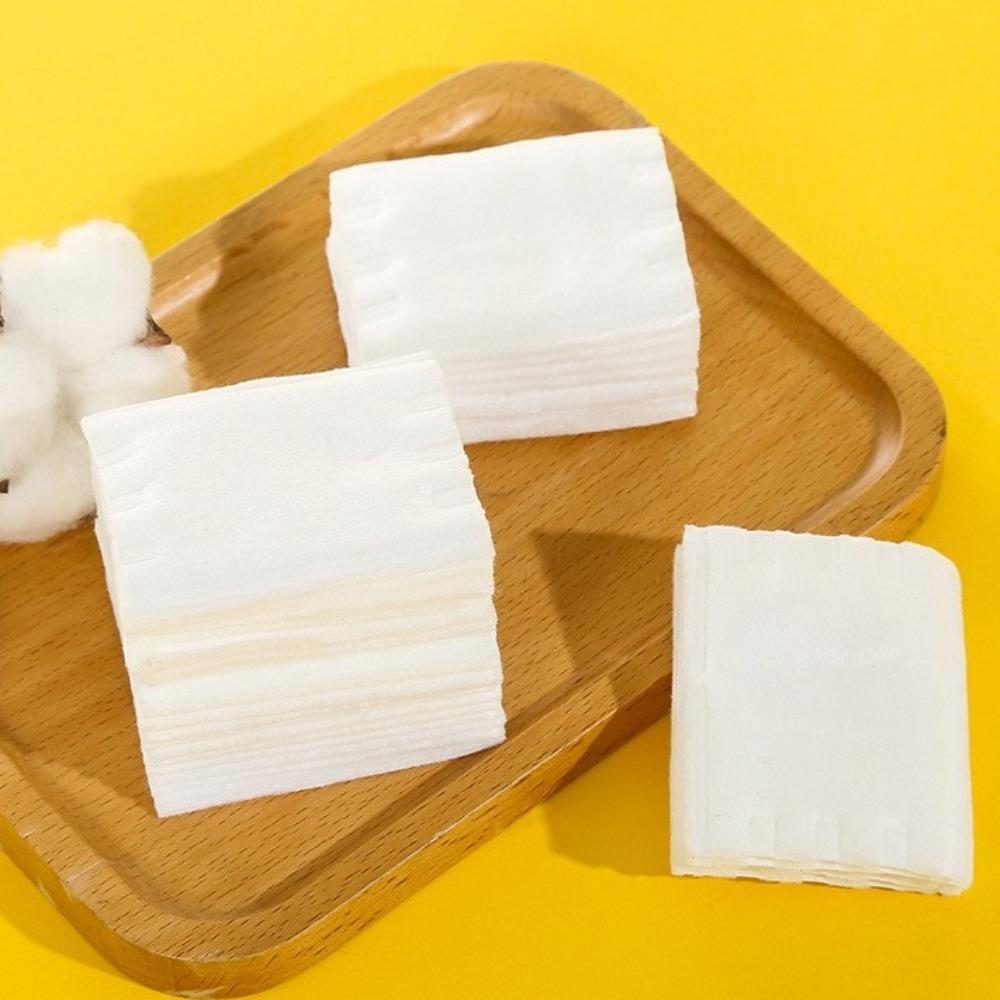222 Pieces Thick Cotton Pads Natural Cotton Makeup Removal Cotton  Skin Cleaning Tools