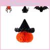 Large Halloween Honeycomb Bat Hangings For Festive Party Decoration And Window Displays