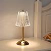 Table Lamp Bedroom, Bedside Lamp Light Luxury Diamond Crystal Lamp High-end Atmosphere Lamp Charging Touch Small Night Lamp