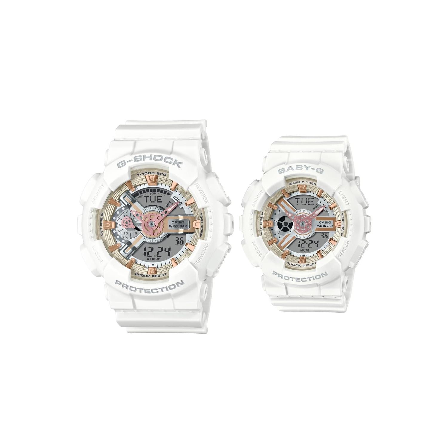 

[CASIO] Часы G-Shock [Официальные] Коллекция влюбленных 2024 G-SHOCK BABY-G Пара LOV-24A-7AJR Белый