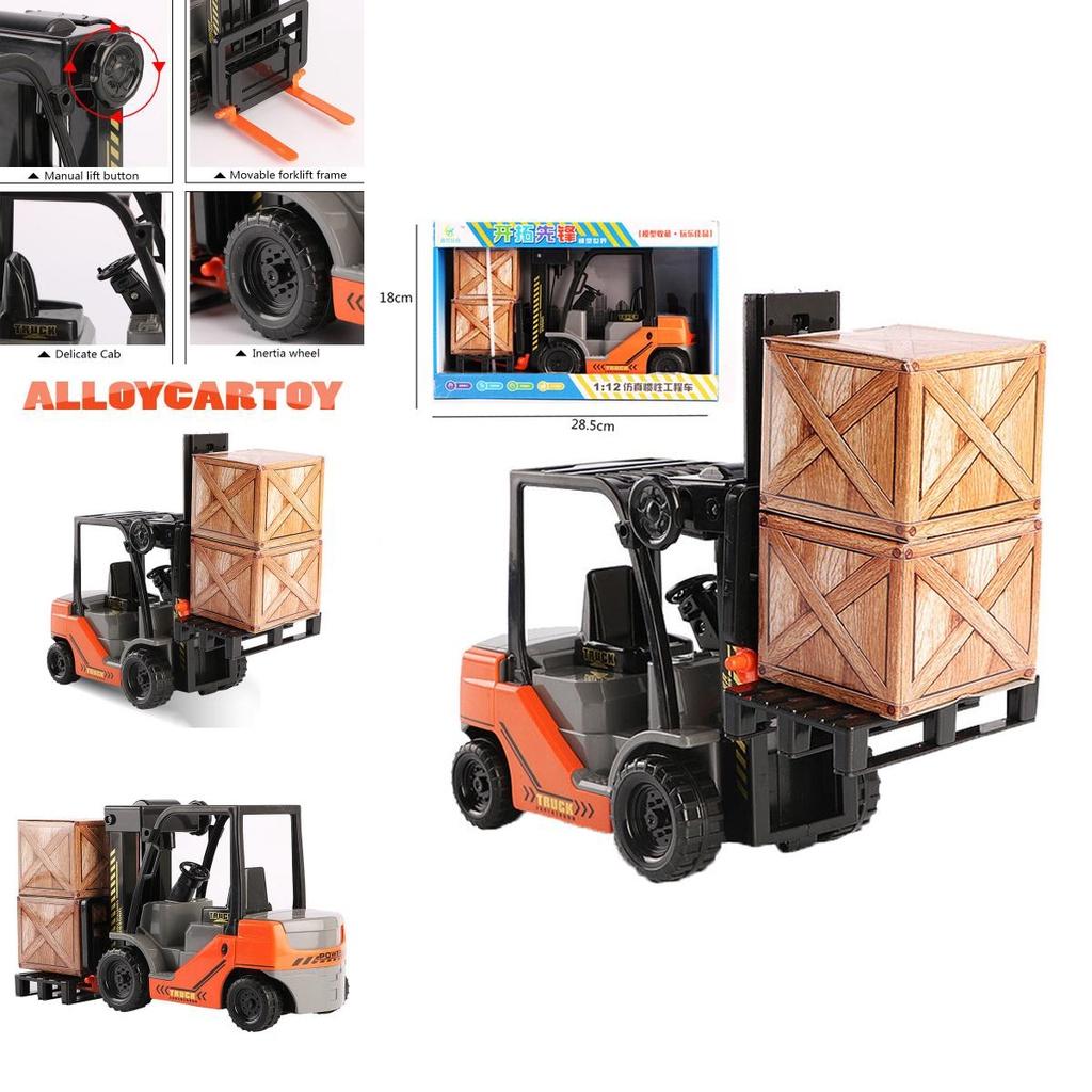 Stunning 112 Scale Forklift Truck Model Car Perfect Construction Vehicle Toy For Kids