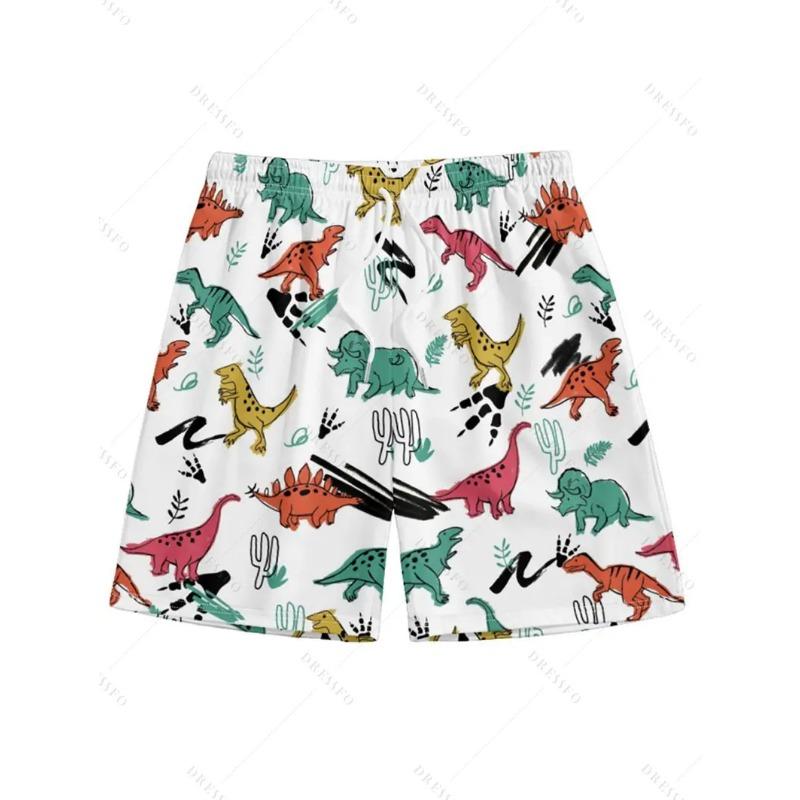 Men's Hawaiian 3D Cartoon Y2K Pattern Beach Shorts Quick Dry Outdoor Leisure Sports Shorts Fashion Men's Shorts