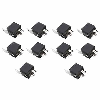 10Pcs Repeater Relay 4 Pins 12V 40A For Auto Car Relays Replacement Parts Accessories