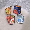 Charming Milk And Chili Sauce Brooch Ideal For Fashionforward Individuals