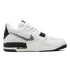 Jordan Legacy 312 Slip Resistant Low top Vintage Basketball Shoes Men's White Black CD7069-110(Team352-)