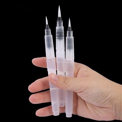 Ensemble de 3 pinceaux aquarelle rechargeables, multi-usages, de qualité professionnelle, pour peinture et lettrage DIY