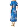 Mela London Womens/Ladies Floral V Neck Flutter Wrap Dress